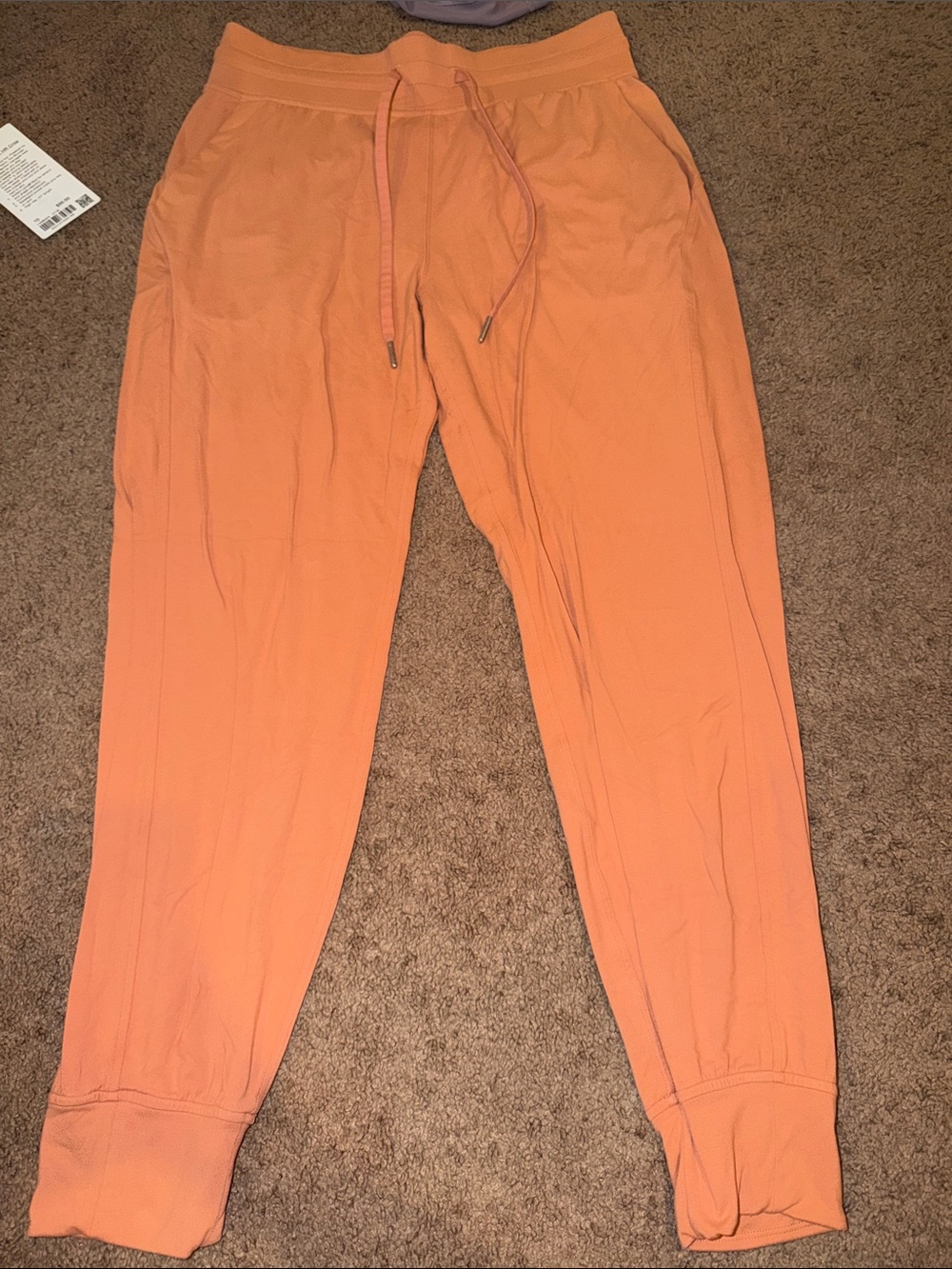 lululemon athletica Women's Orange Track Joggers